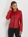 Красная кожаная куртка