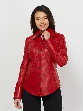 Куртка-рубашка красная