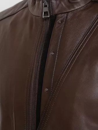 Мужская куртка коричневая