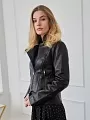 Черная куртка женская на молнии