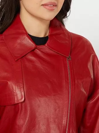 Куртка пальто женская красная